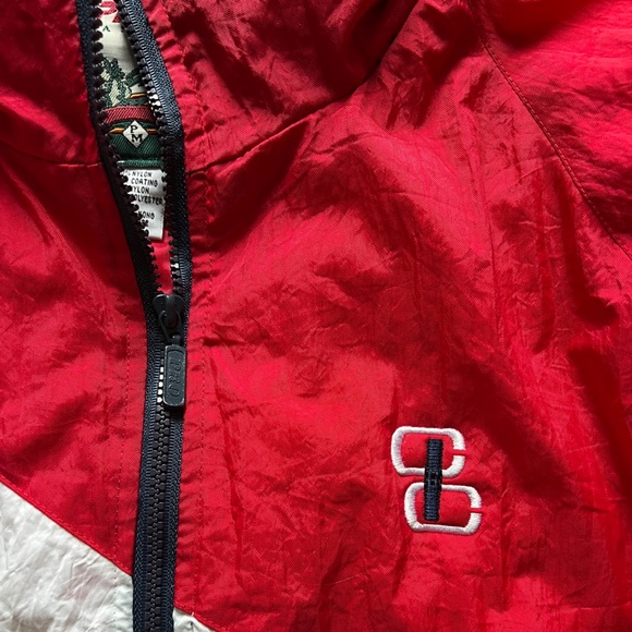 Vintage Pro Classics Nylon Bomber Jacket Men’s XL Retro Red Blue Quilted Lining - Picture 8 of 15